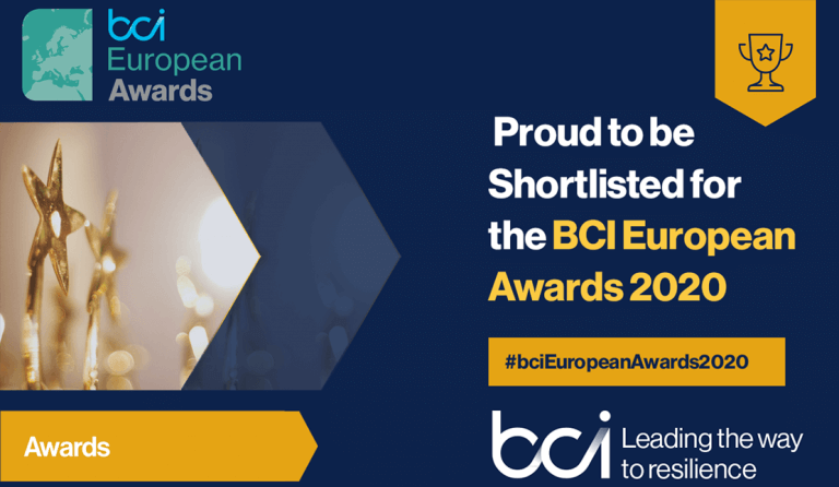 Crises Control shortlisted twice in BCI European Awards 2020