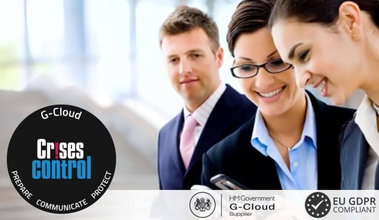 Crises Control listed on G-Cloud 11 digital marketplace