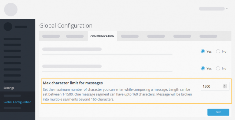 global configuration