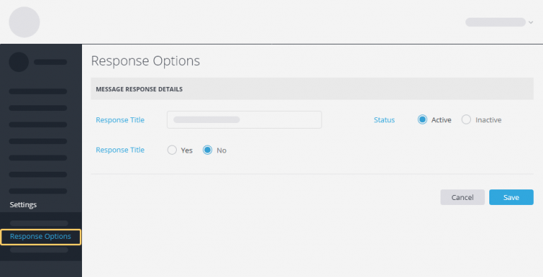 Add Extra Response Options