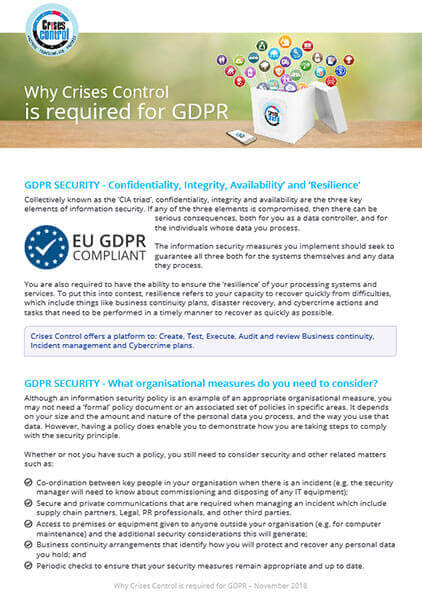 Why GDPR