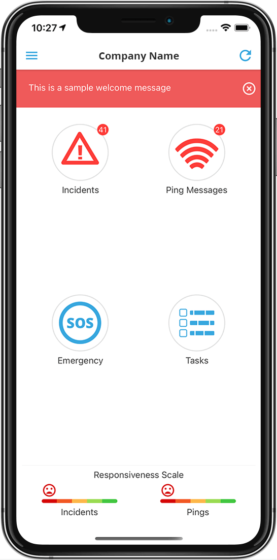 Crises Control App UI