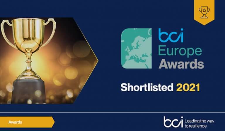 Crises Control Shortlisted in BCI Europe Awards 2021