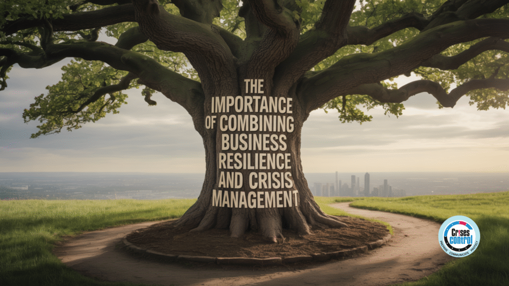 Business resilience and crisis management framework diagram
