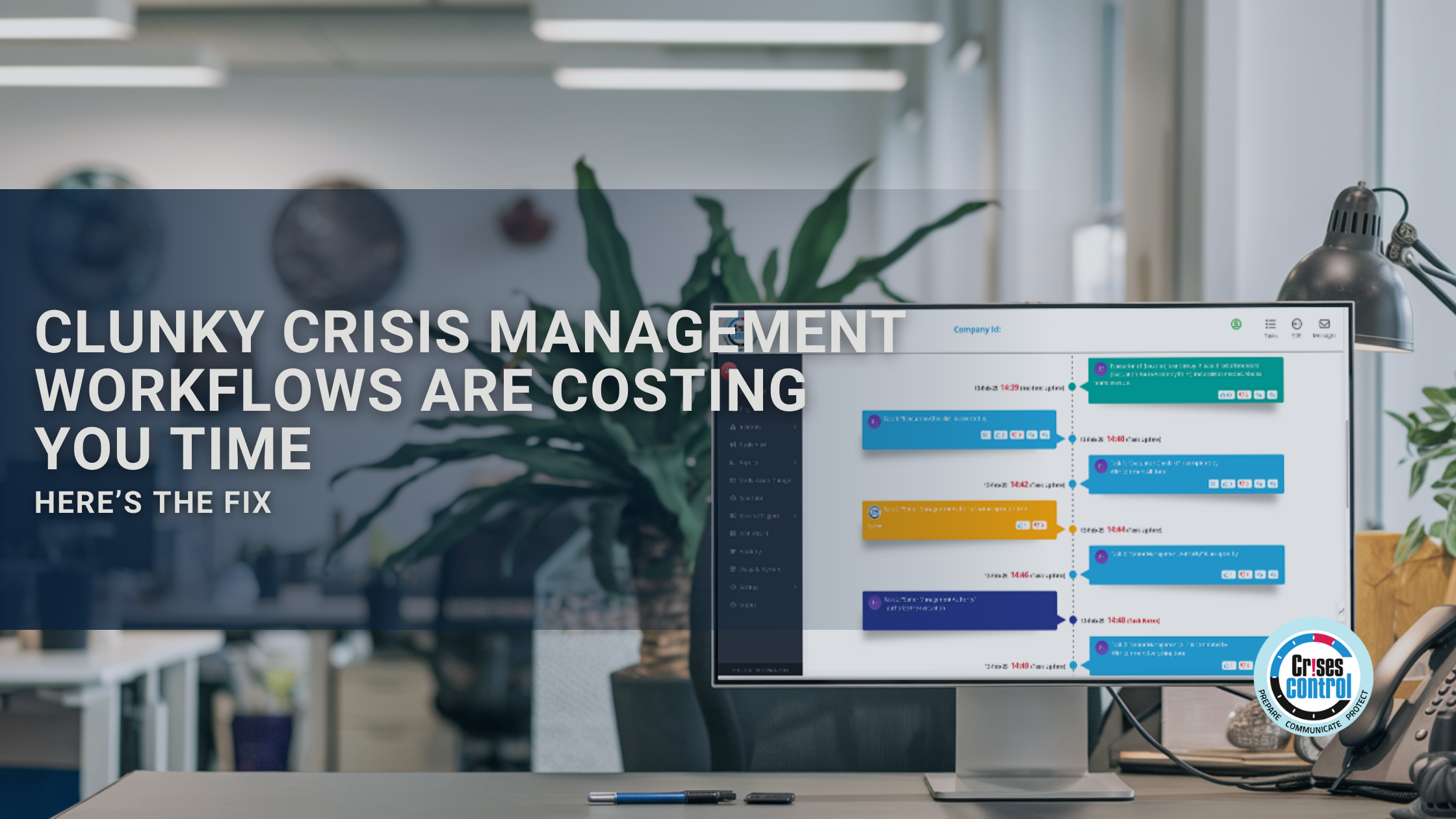 Crisis management workflow