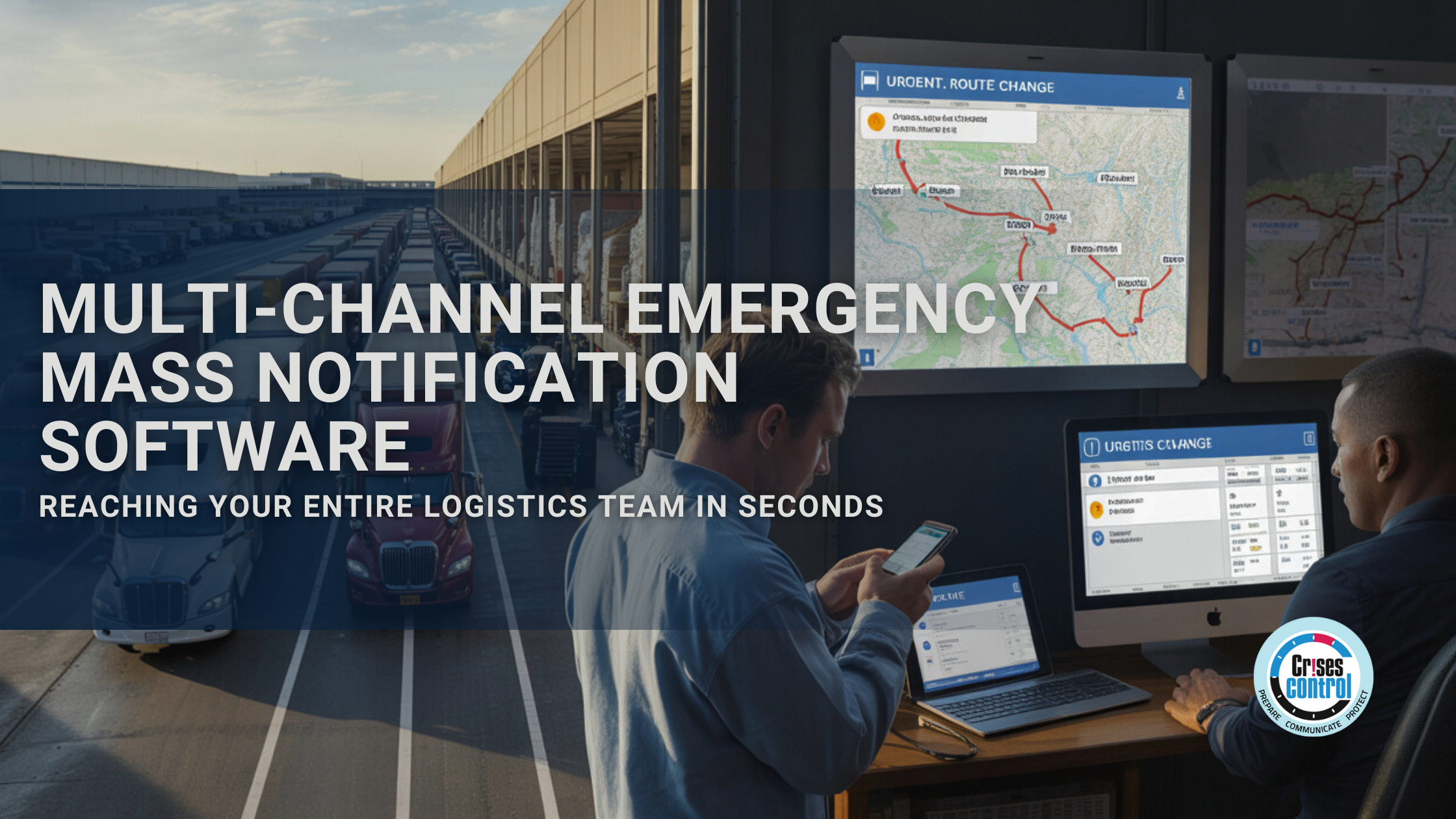 Multi-channel emergency mass notification software