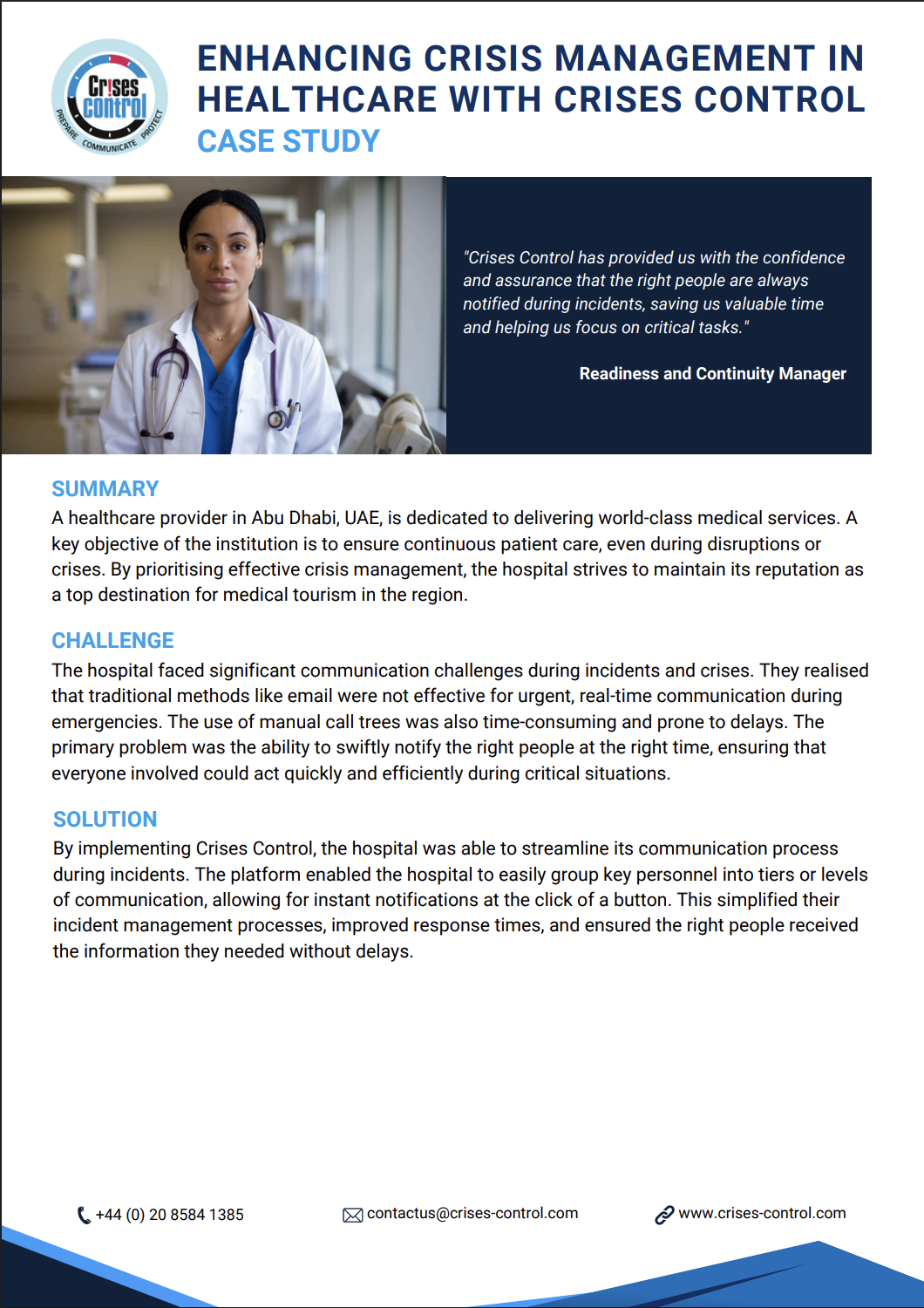 Healthcare Incident Management
