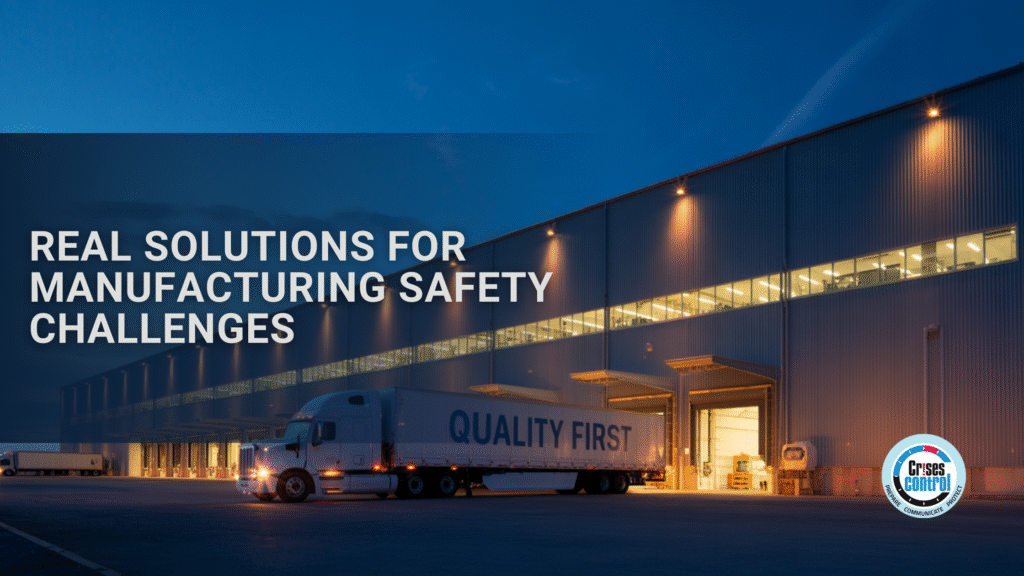 Manufacturing Safety Challenges
