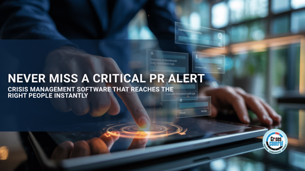 Crisis management software