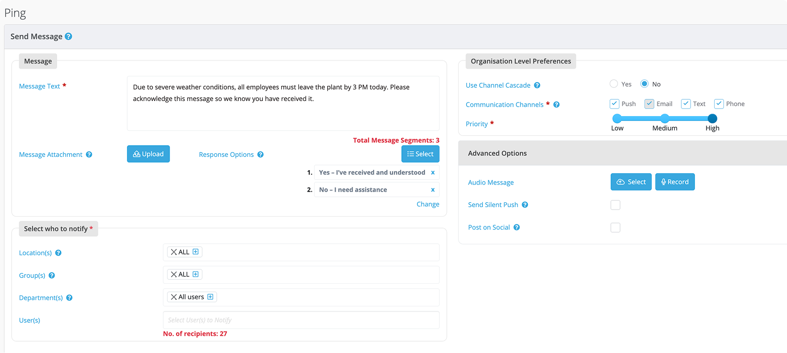 Crisis Management and Mass Notification Software | SAAS
