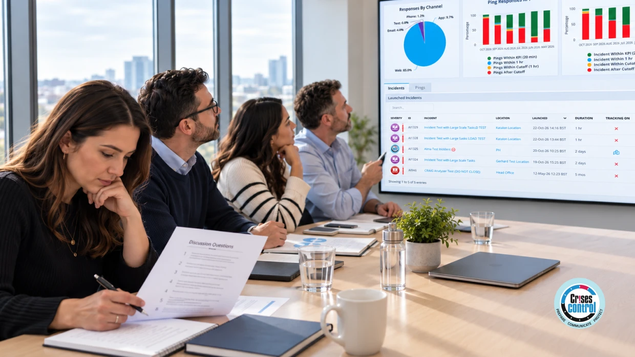incident platform requirements for energy control rooms