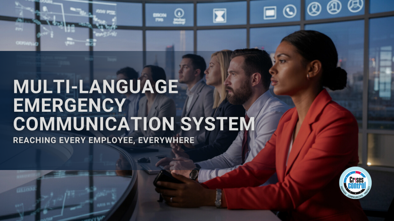 Multi-language emergency communication system