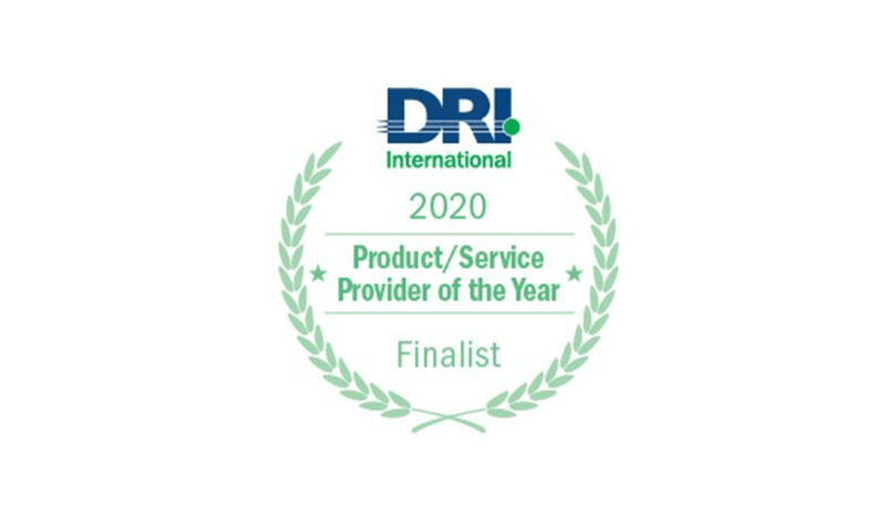 Crises Control shortlisted in DRI International Awards of Excellence 2020